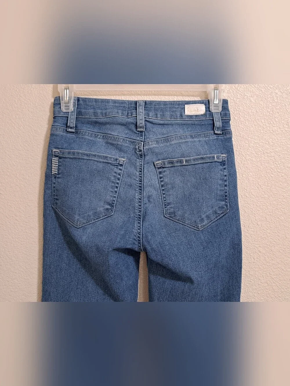Paige Rory Crop Flare Jeans Raw Hem size 25